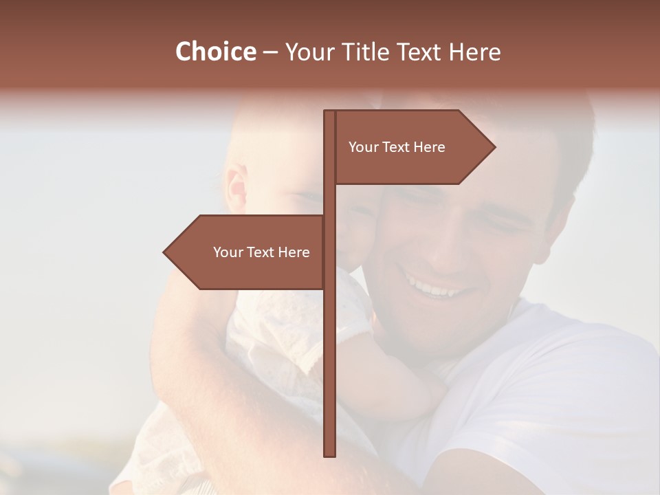 Joy Outdoors Male PowerPoint Template