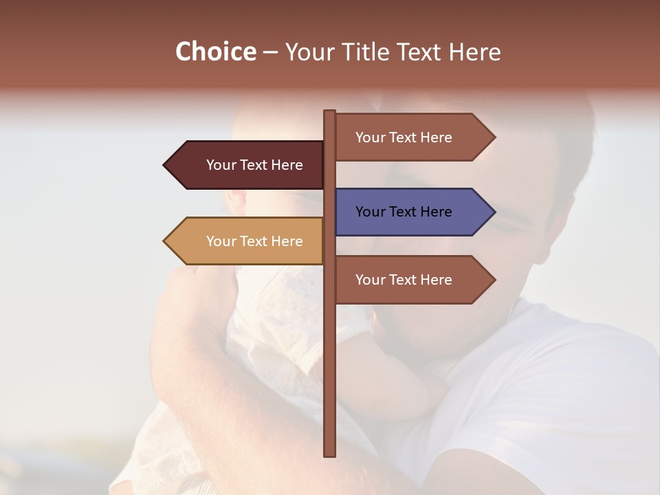 Joy Outdoors Male PowerPoint Template