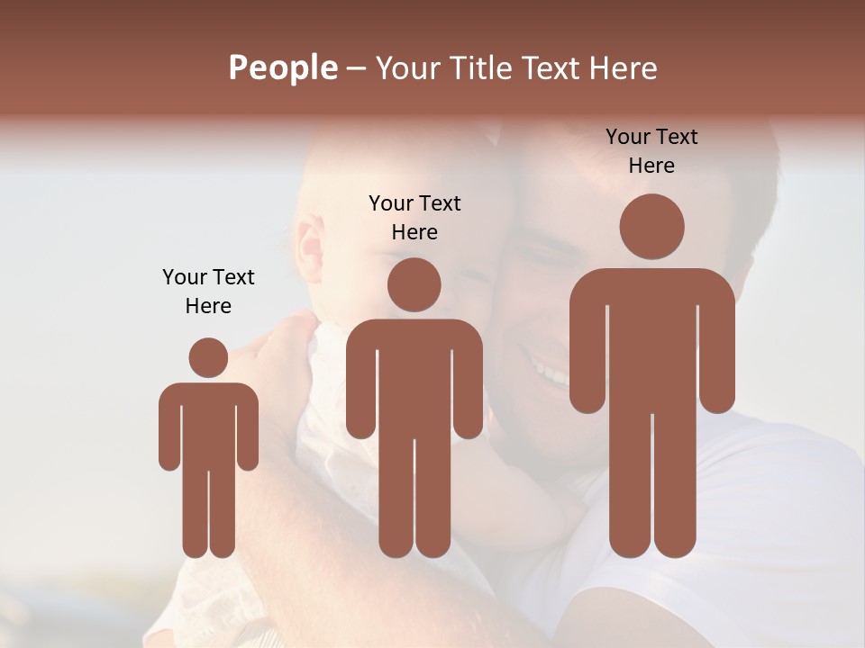 Joy Outdoors Male PowerPoint Template