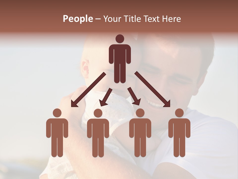 Joy Outdoors Male PowerPoint Template