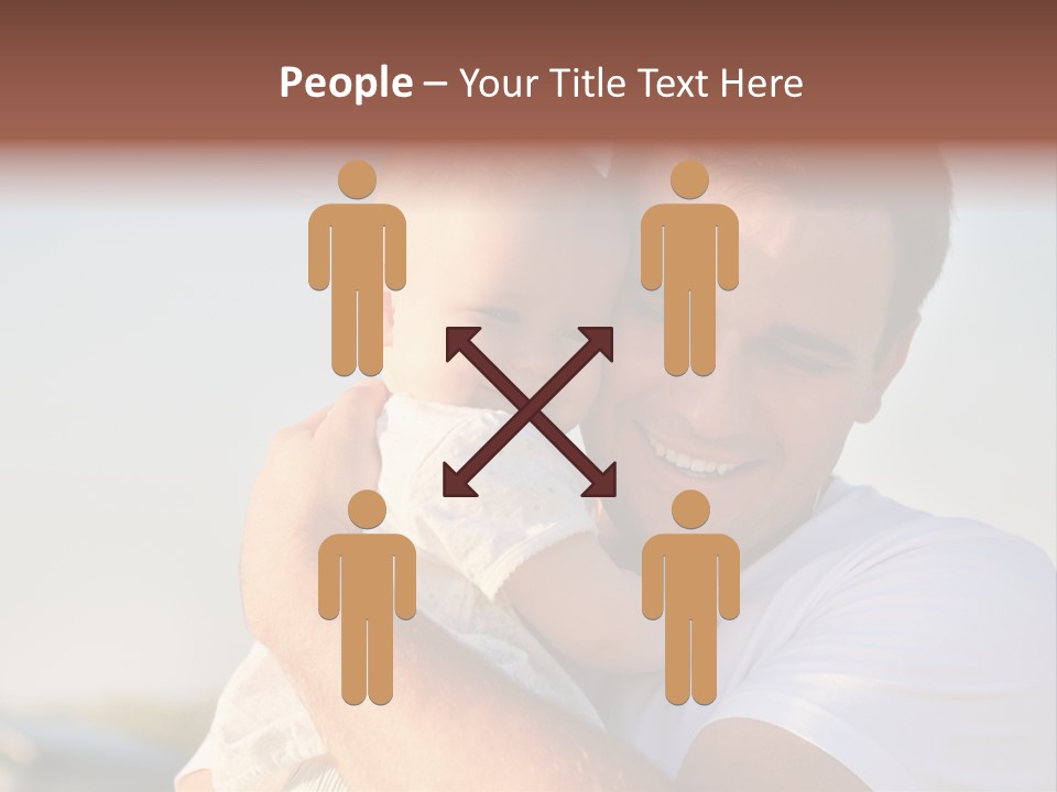 Joy Outdoors Male PowerPoint Template