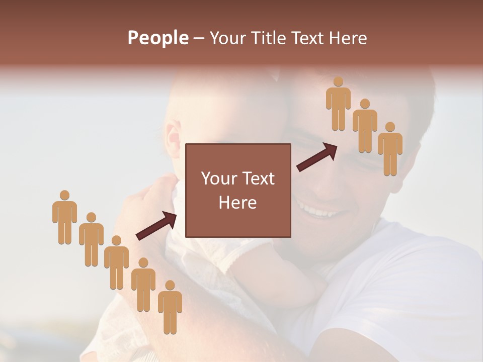 Joy Outdoors Male PowerPoint Template