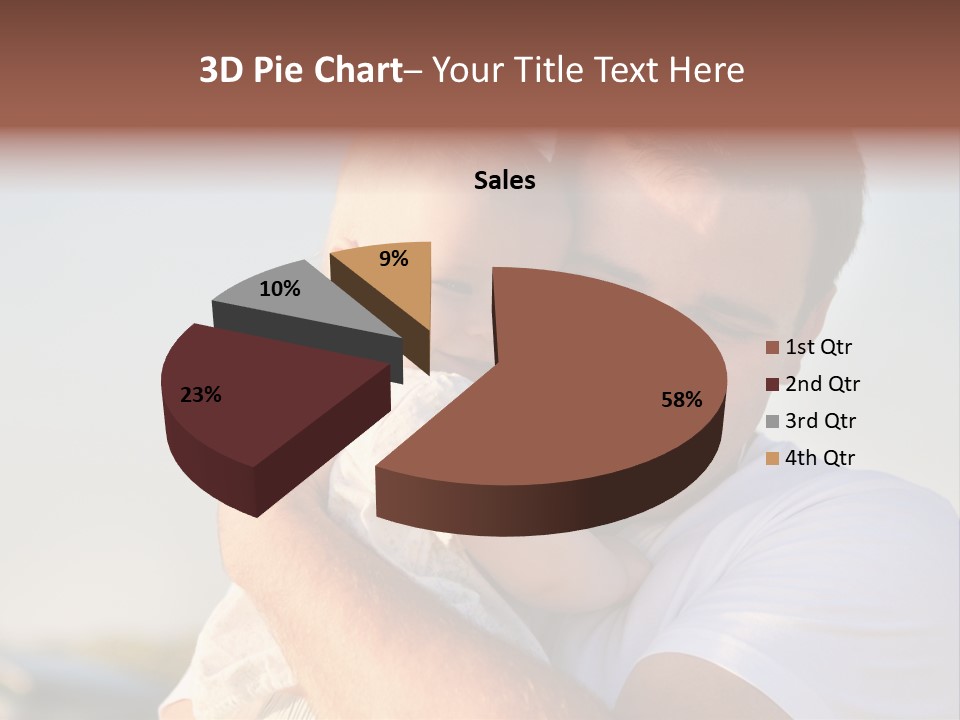 Joy Outdoors Male PowerPoint Template