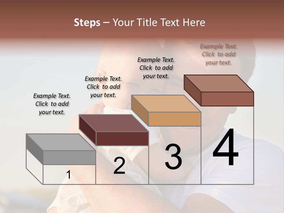 Joy Outdoors Male PowerPoint Template