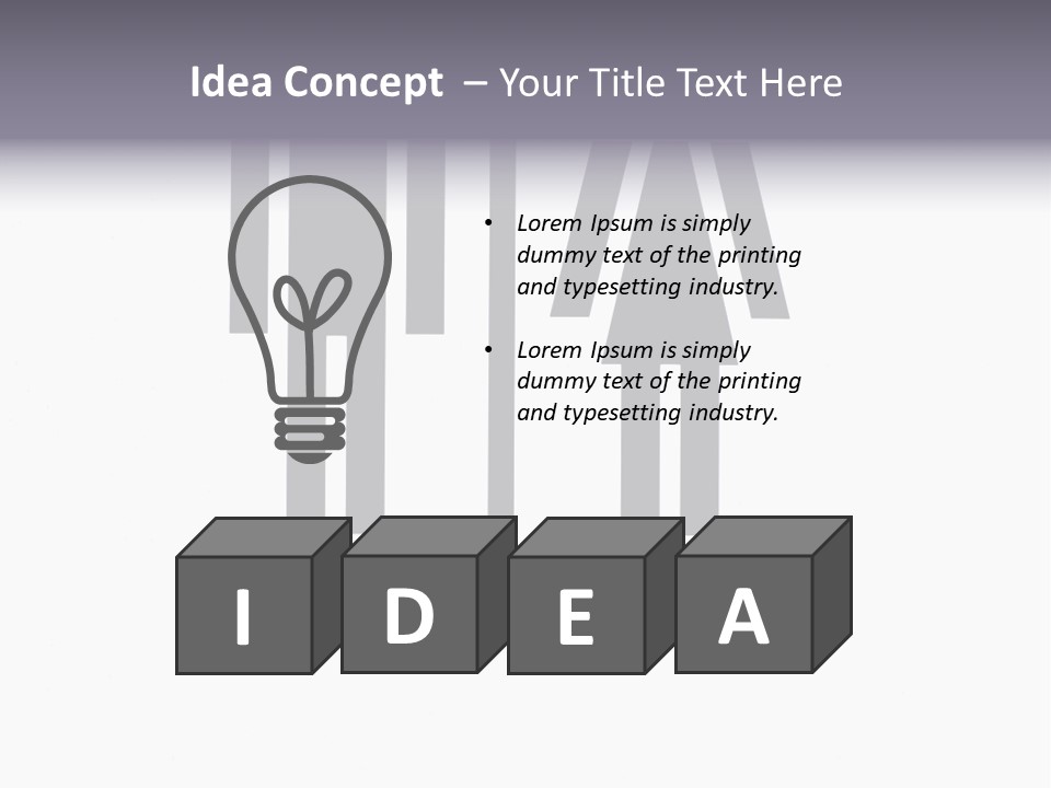 Graphic Preference Conceptual PowerPoint Template