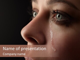 Depression Miserable Emotion PowerPoint Template