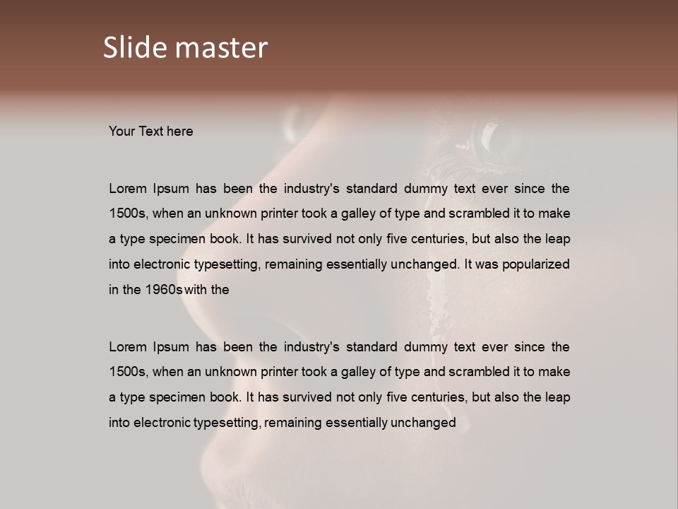 Depression Miserable Emotion PowerPoint Template