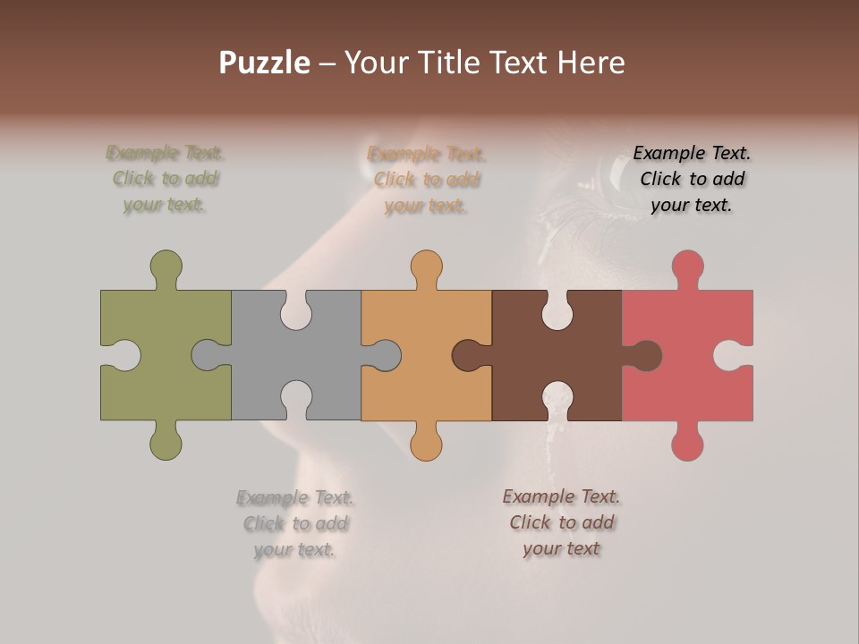 Depression Miserable Emotion PowerPoint Template