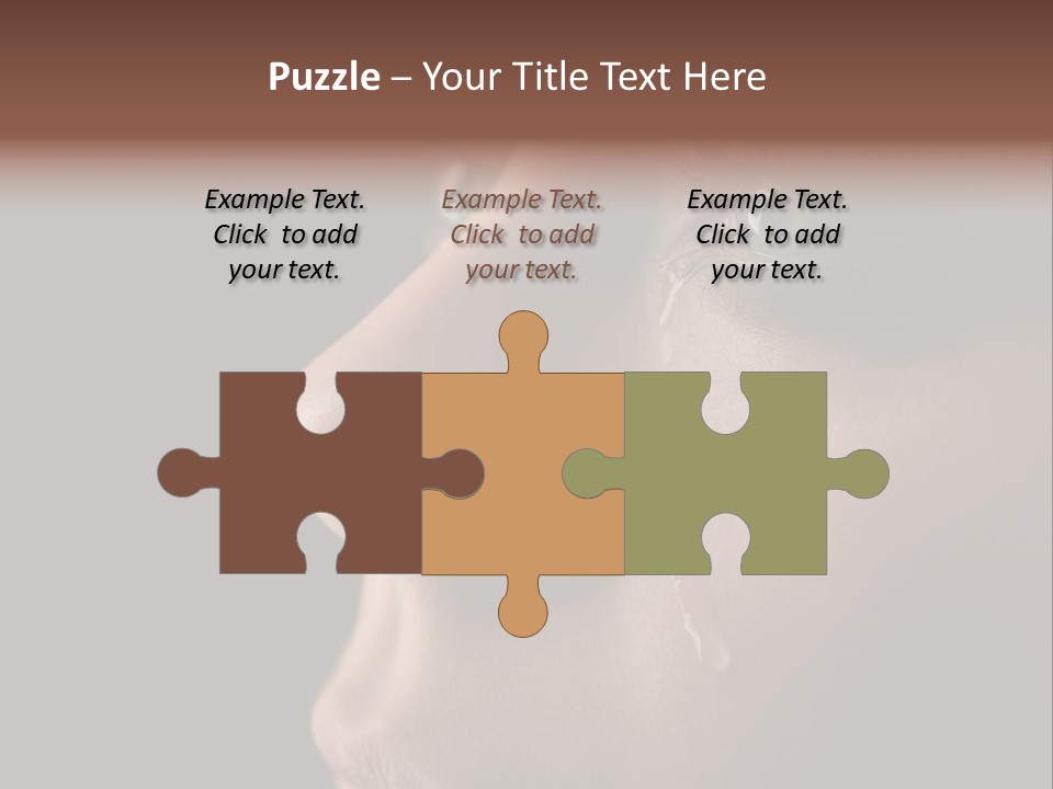 Depression Miserable Emotion PowerPoint Template