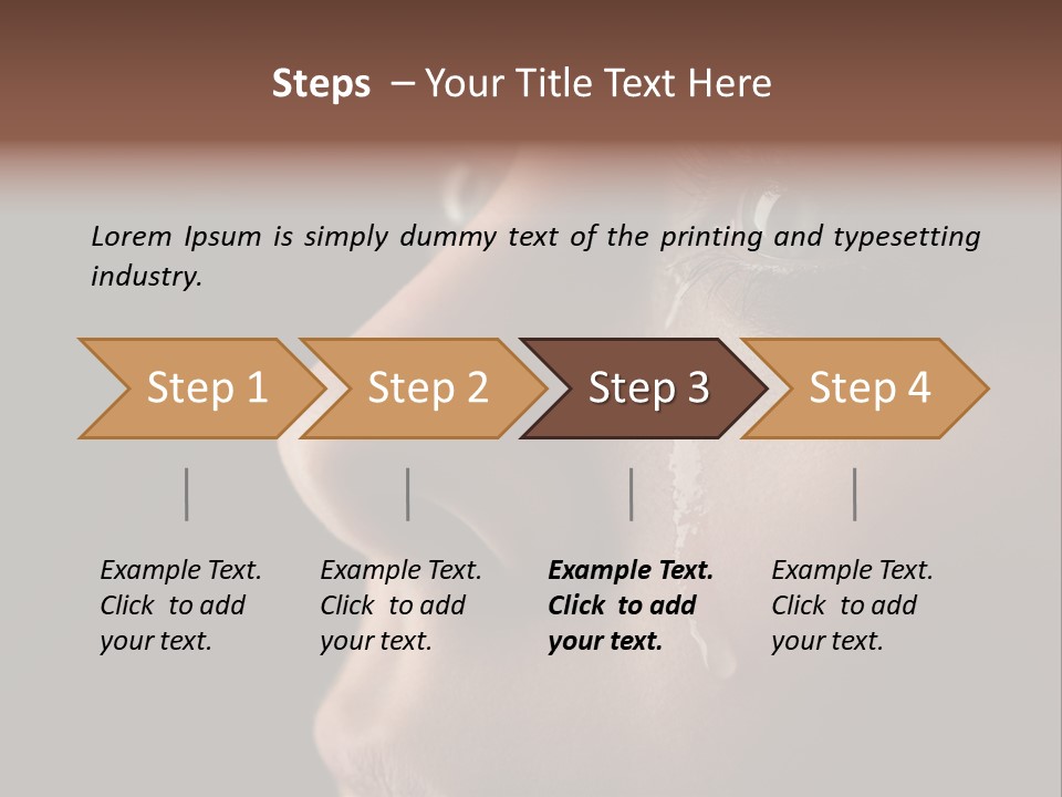 Depression Miserable Emotion PowerPoint Template
