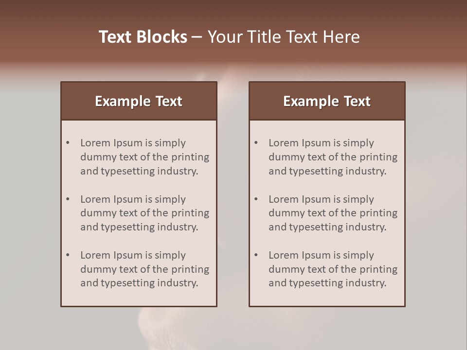 Depression Miserable Emotion PowerPoint Template