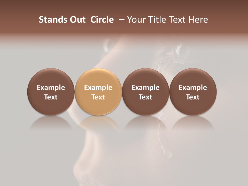 Depression Miserable Emotion PowerPoint Template