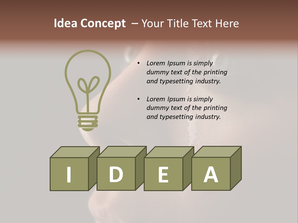 Depression Miserable Emotion PowerPoint Template