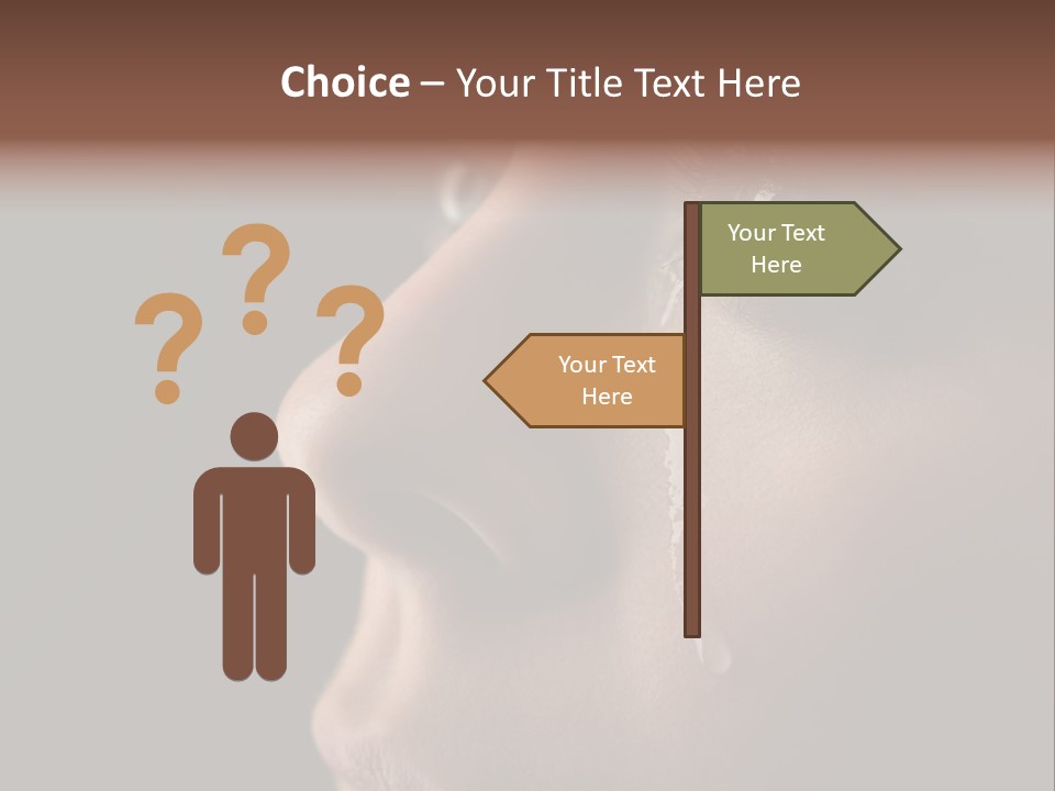 Depression Miserable Emotion PowerPoint Template