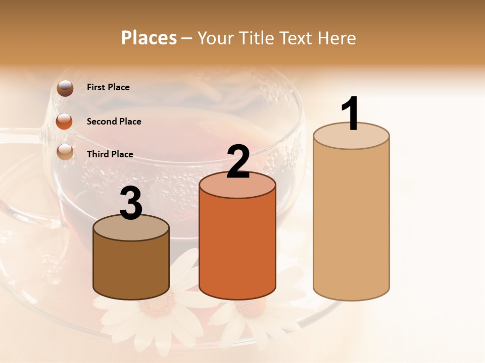 Hot Tea Drink Glass Cup PowerPoint Template