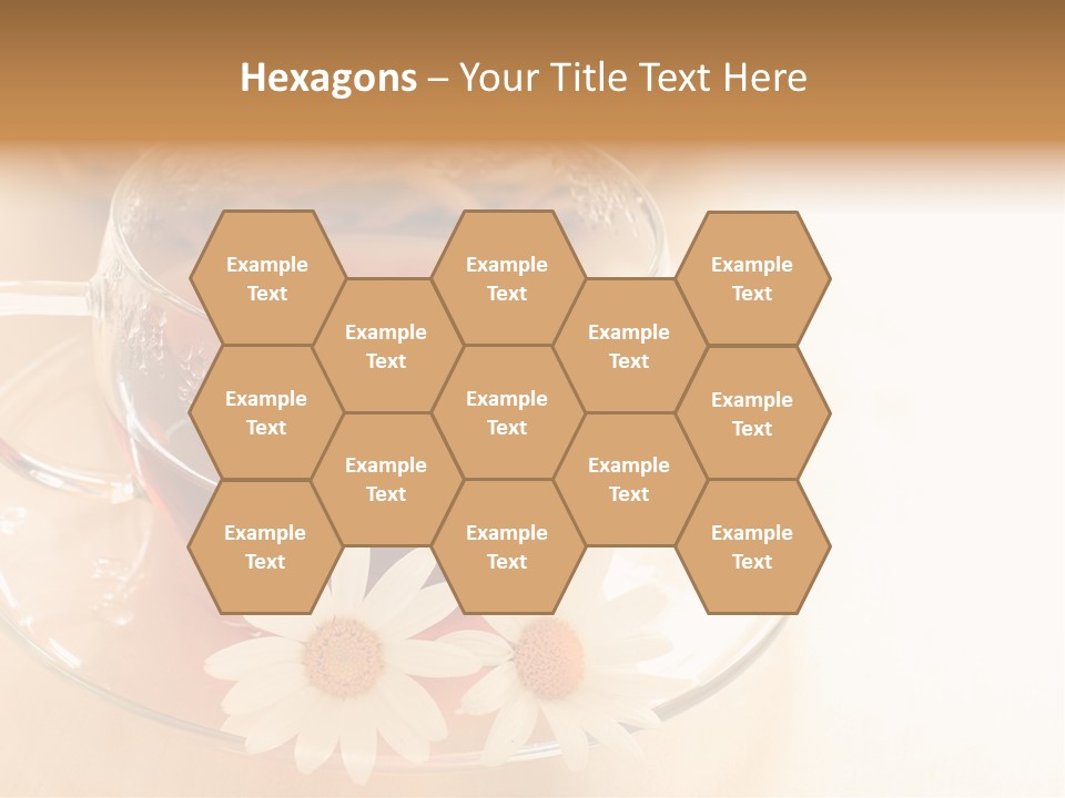 Hot Tea Drink Glass Cup PowerPoint Template