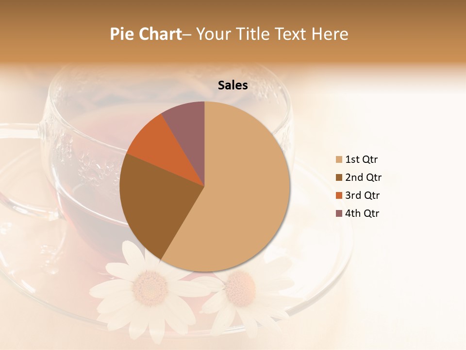 Hot Tea Drink Glass Cup PowerPoint Template