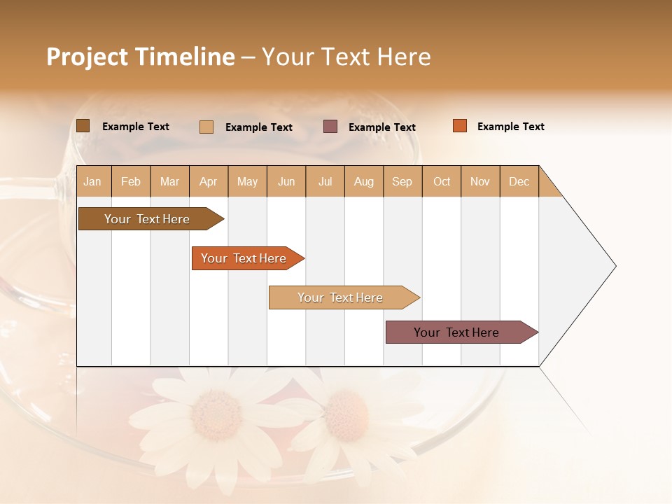 Hot Tea Drink Glass Cup PowerPoint Template
