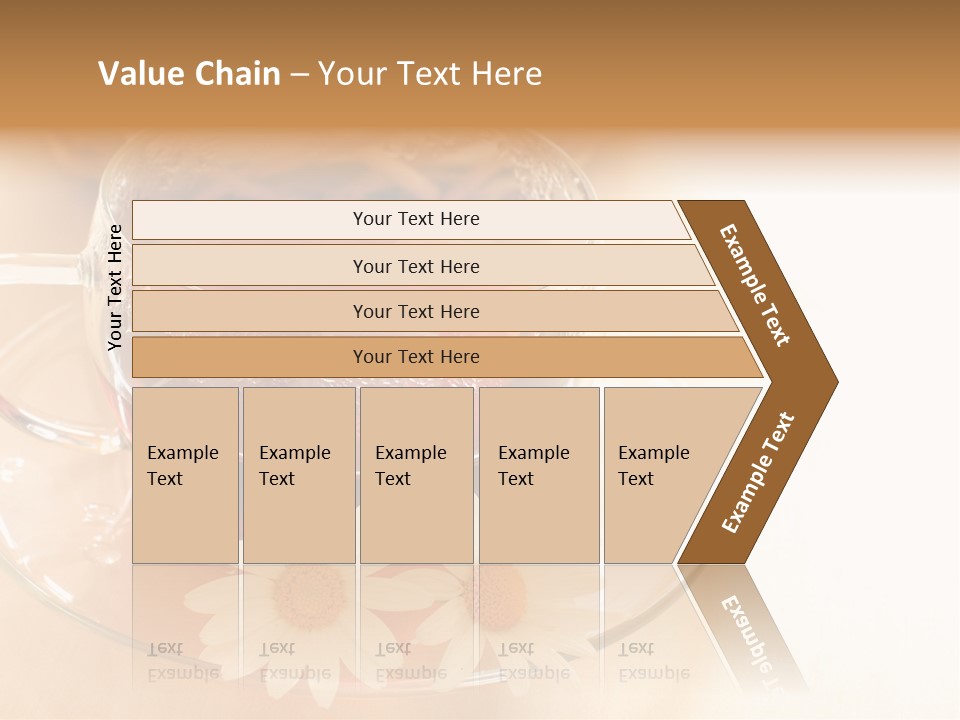 Hot Tea Drink Glass Cup PowerPoint Template