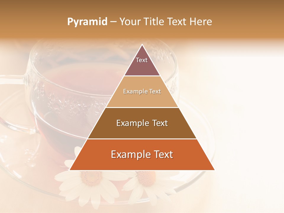 Hot Tea Drink Glass Cup PowerPoint Template