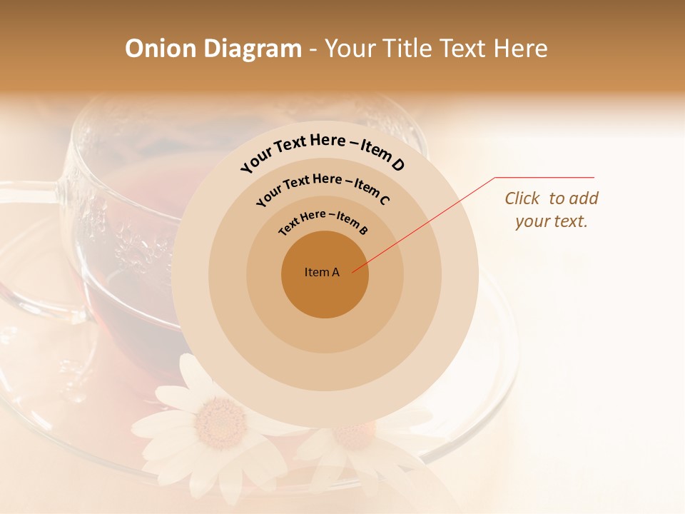 Hot Tea Drink Glass Cup PowerPoint Template