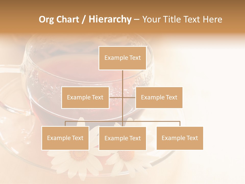 Hot Tea Drink Glass Cup PowerPoint Template