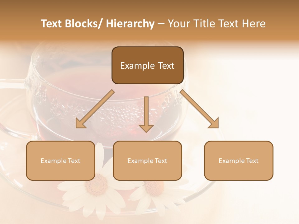 Hot Tea Drink Glass Cup PowerPoint Template