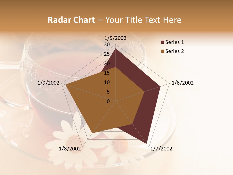 Hot Tea Drink Glass Cup PowerPoint Template