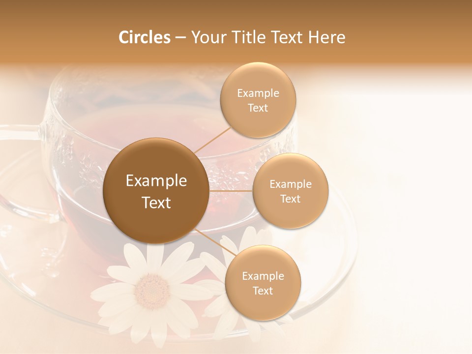 Hot Tea Drink Glass Cup PowerPoint Template