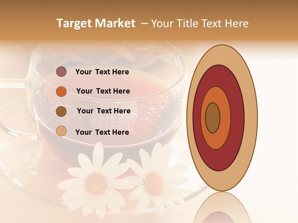 Hot Tea Drink Glass Cup PowerPoint Template