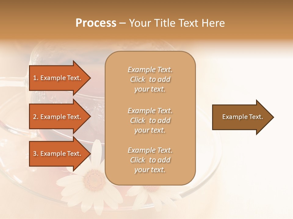 Hot Tea Drink Glass Cup PowerPoint Template