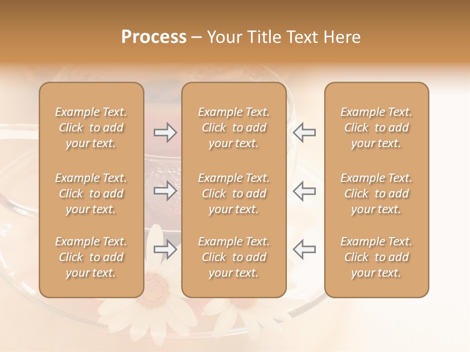 Hot Tea Drink Glass Cup PowerPoint Template