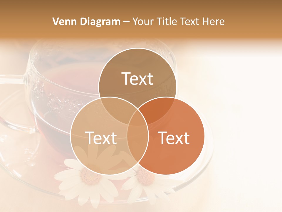 Hot Tea Drink Glass Cup PowerPoint Template