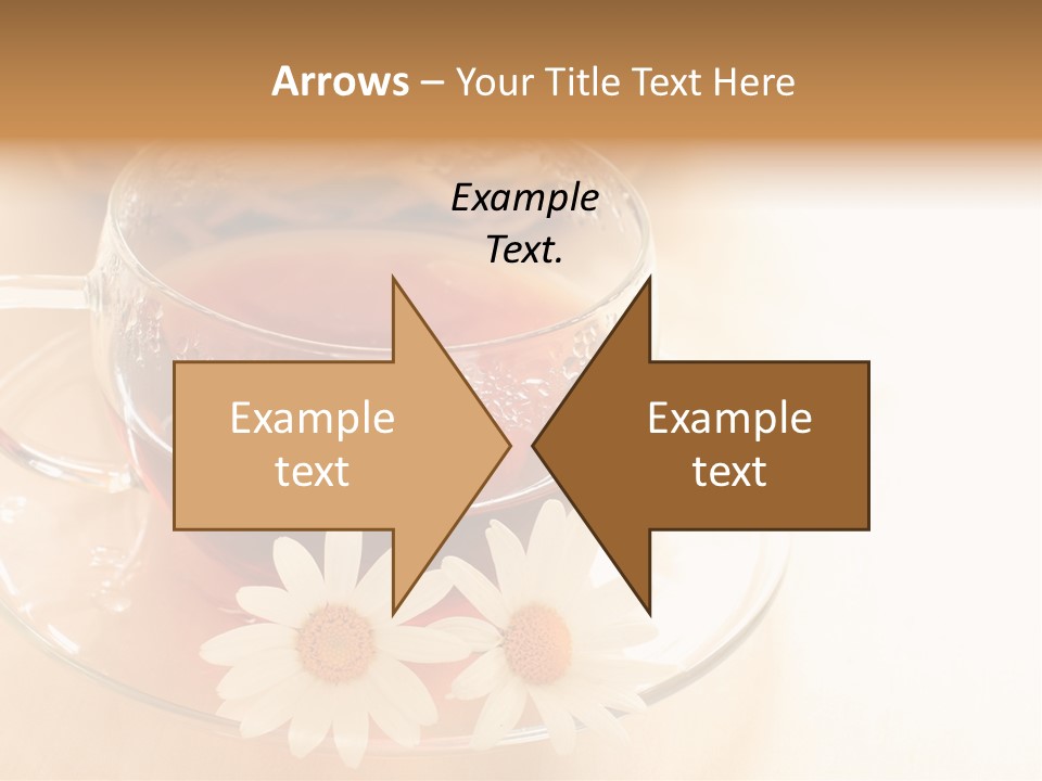 Hot Tea Drink Glass Cup PowerPoint Template
