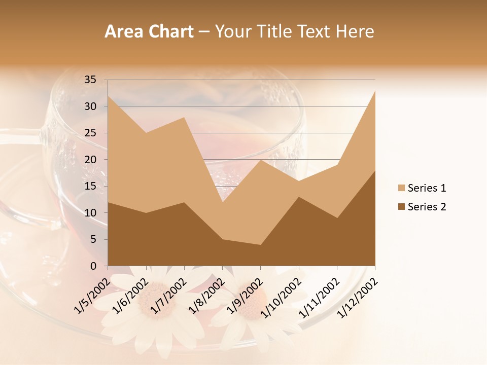 Hot Tea Drink Glass Cup PowerPoint Template