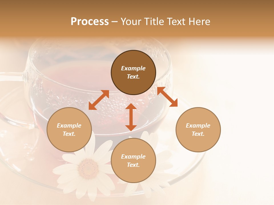 Hot Tea Drink Glass Cup PowerPoint Template