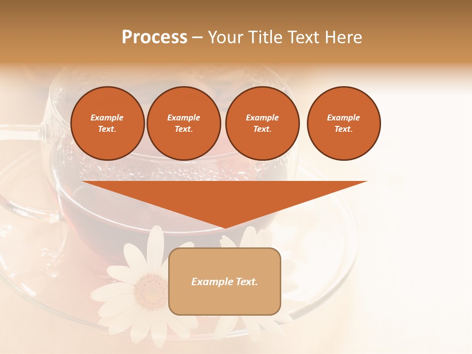 Hot Tea Drink Glass Cup PowerPoint Template