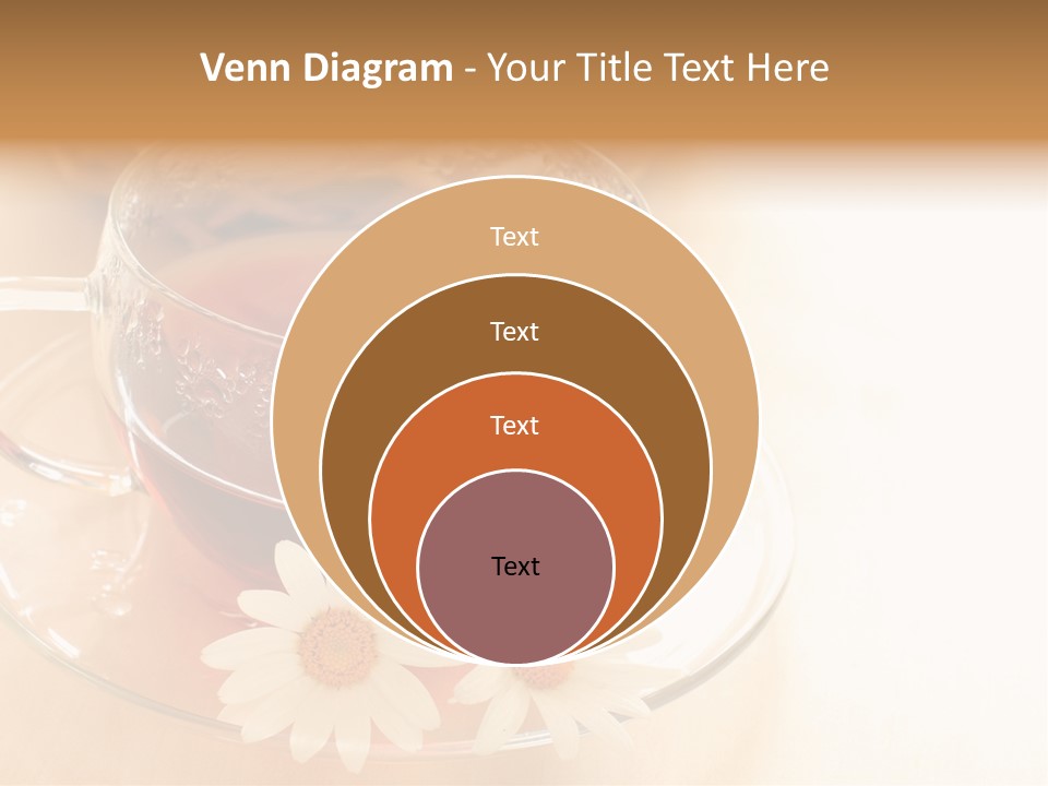 Hot Tea Drink Glass Cup PowerPoint Template