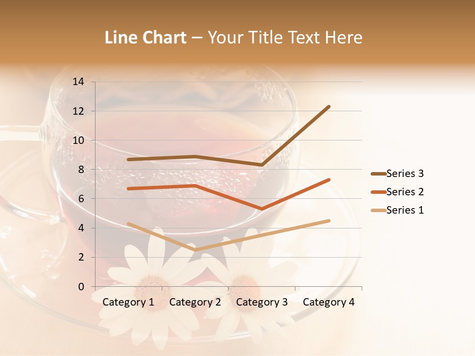 Hot Tea Drink Glass Cup PowerPoint Template