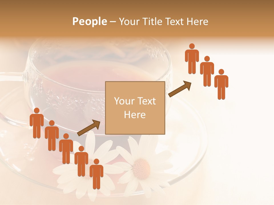 Hot Tea Drink Glass Cup PowerPoint Template