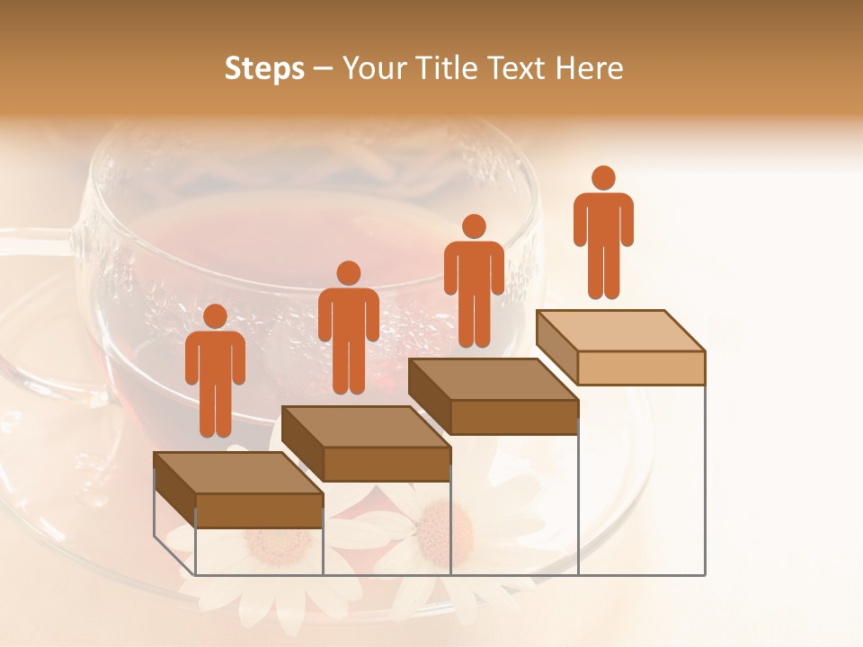 Hot Tea Drink Glass Cup PowerPoint Template
