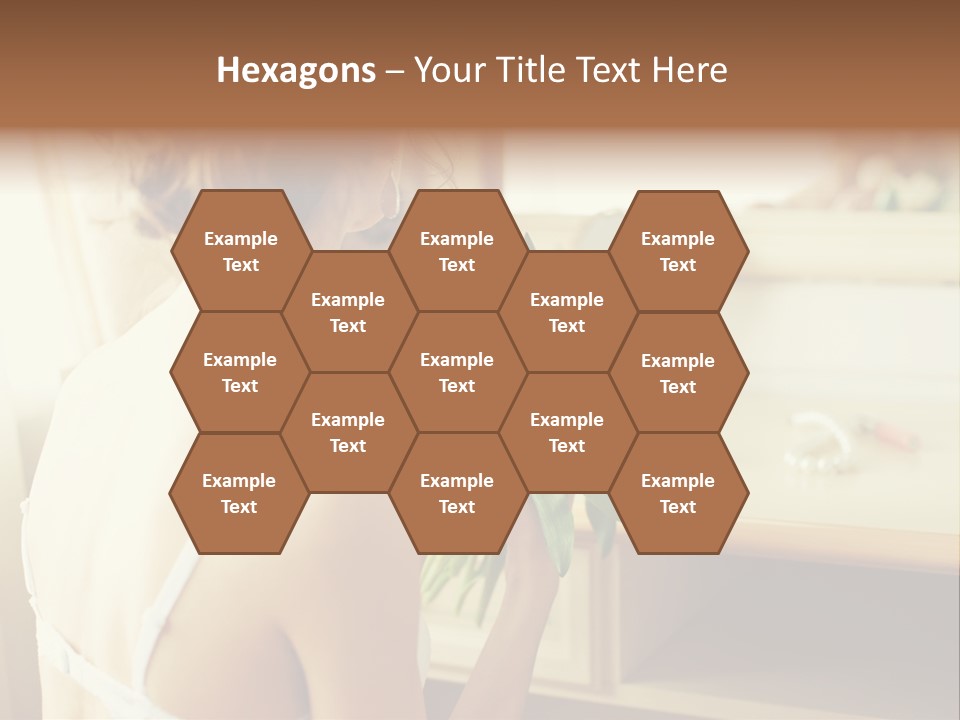 Person Stylish Bride PowerPoint Template