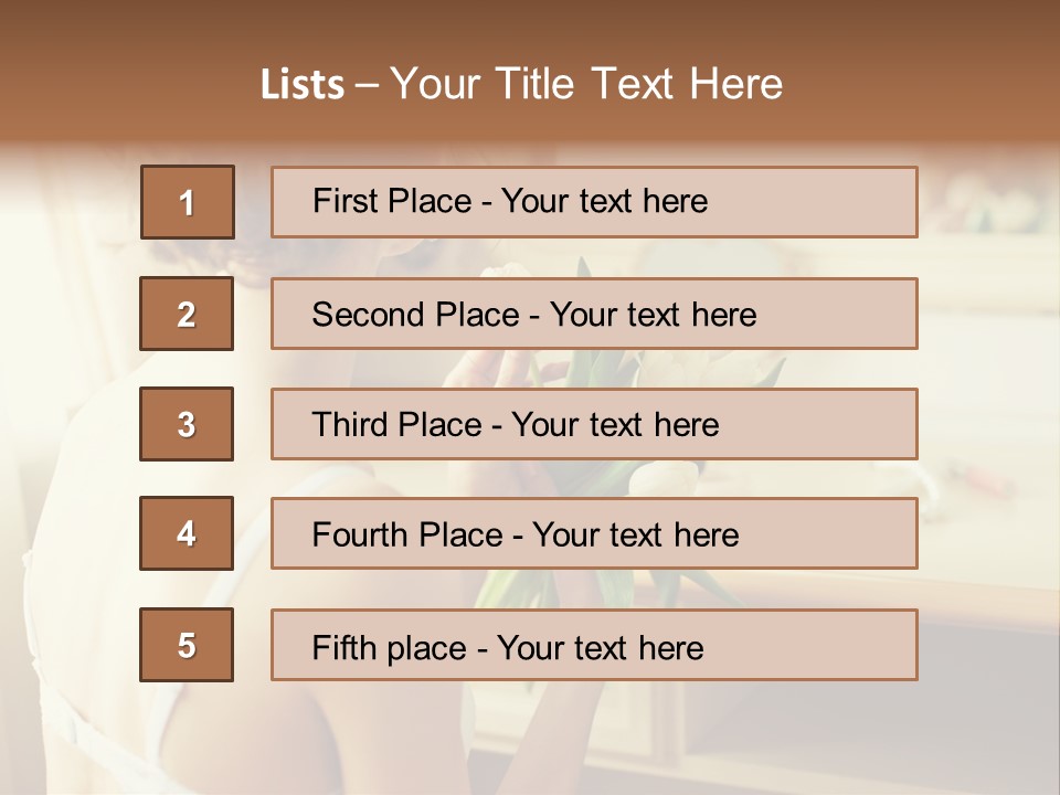 Person Stylish Bride PowerPoint Template