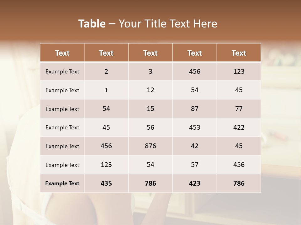 Person Stylish Bride PowerPoint Template