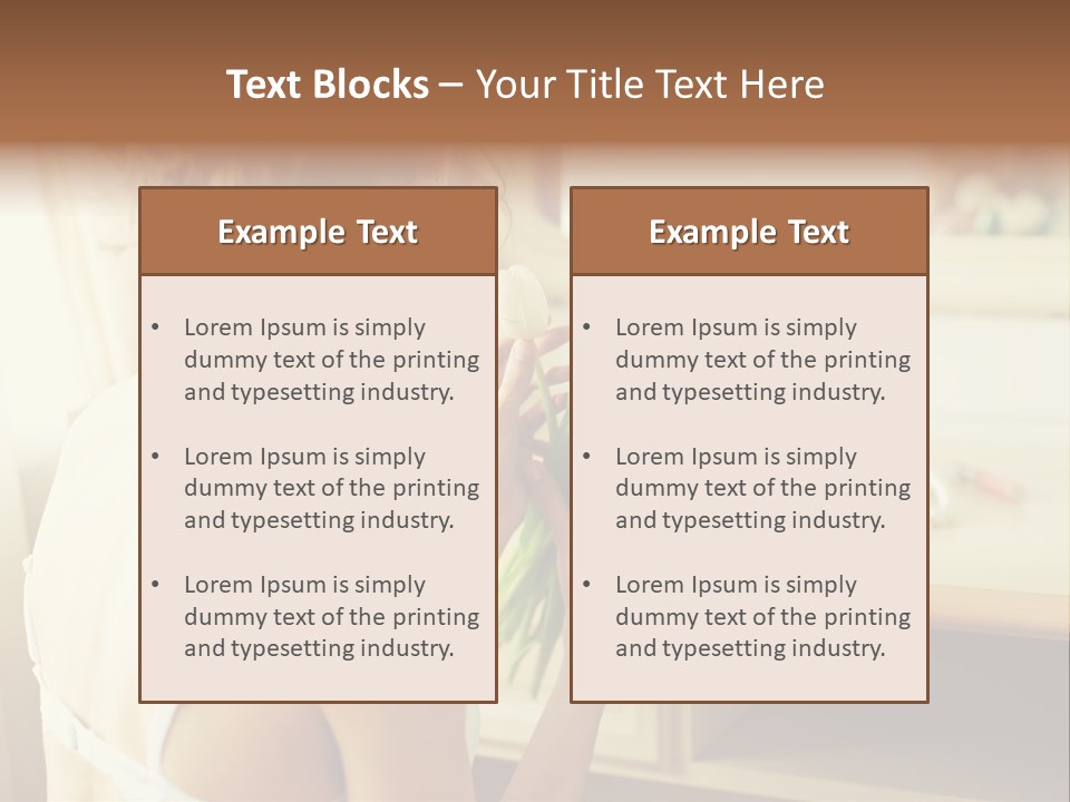 Person Stylish Bride PowerPoint Template