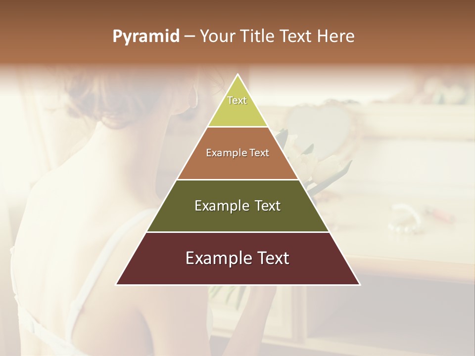 Person Stylish Bride PowerPoint Template