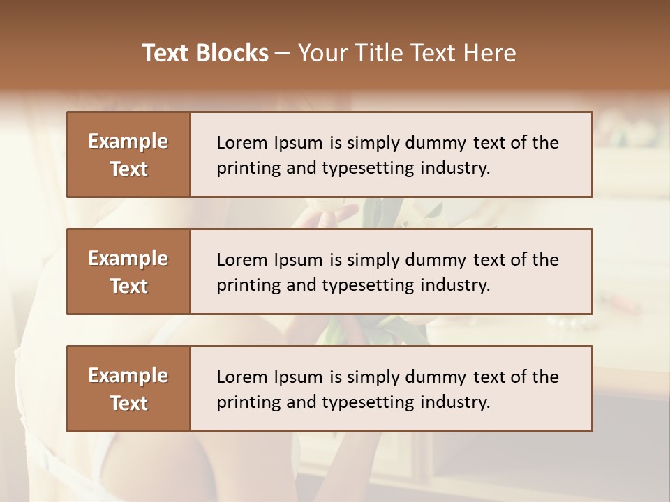 Person Stylish Bride PowerPoint Template