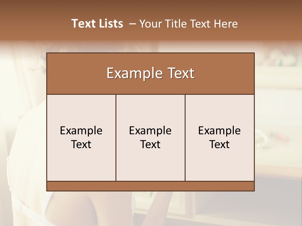 Person Stylish Bride PowerPoint Template
