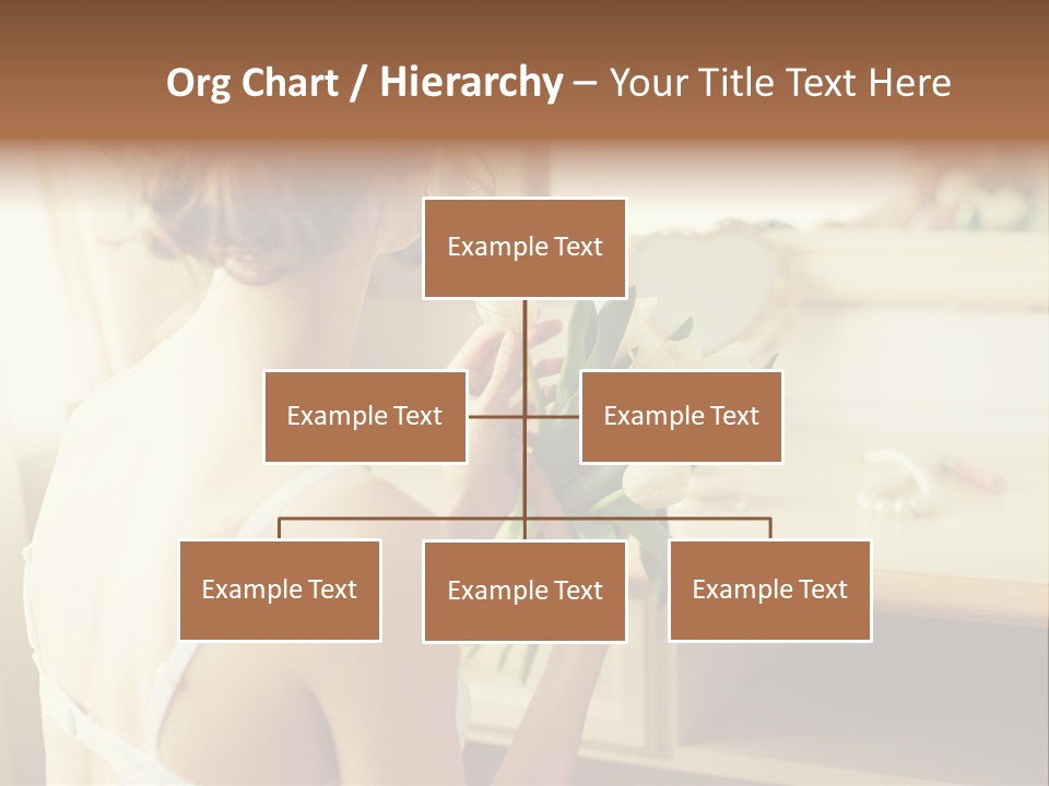 Person Stylish Bride PowerPoint Template