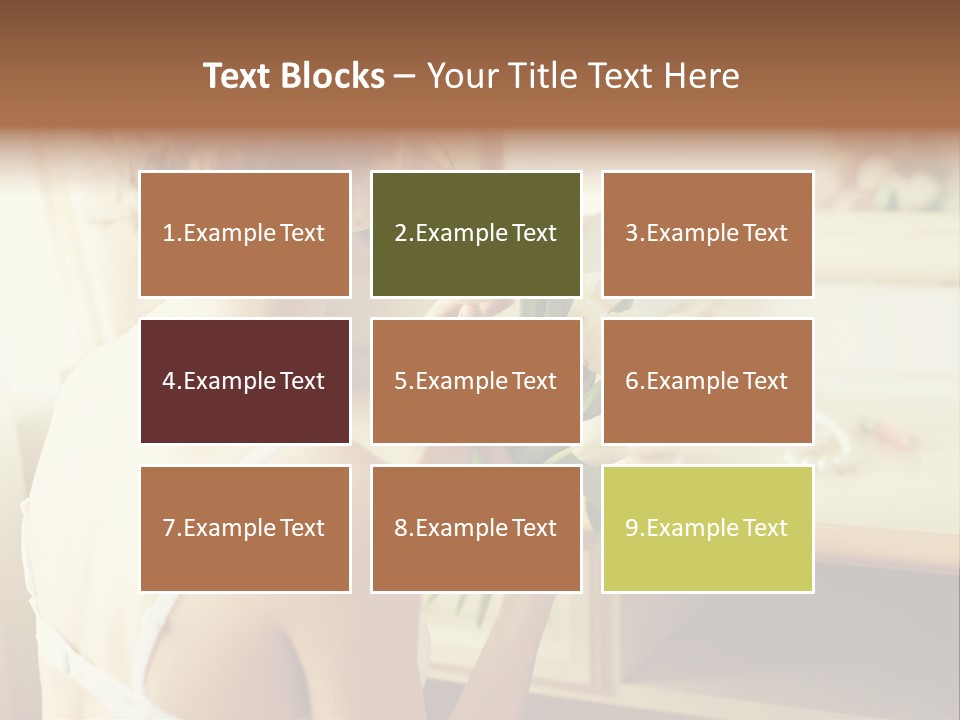 Person Stylish Bride PowerPoint Template